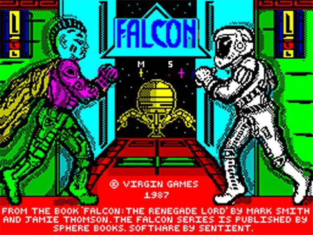 Renegade title screen for ZX Spectrum